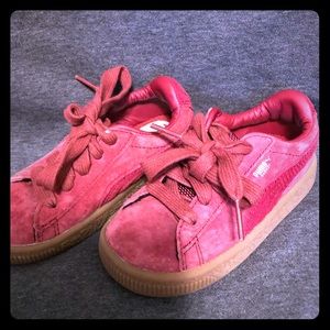 Maroon pumas